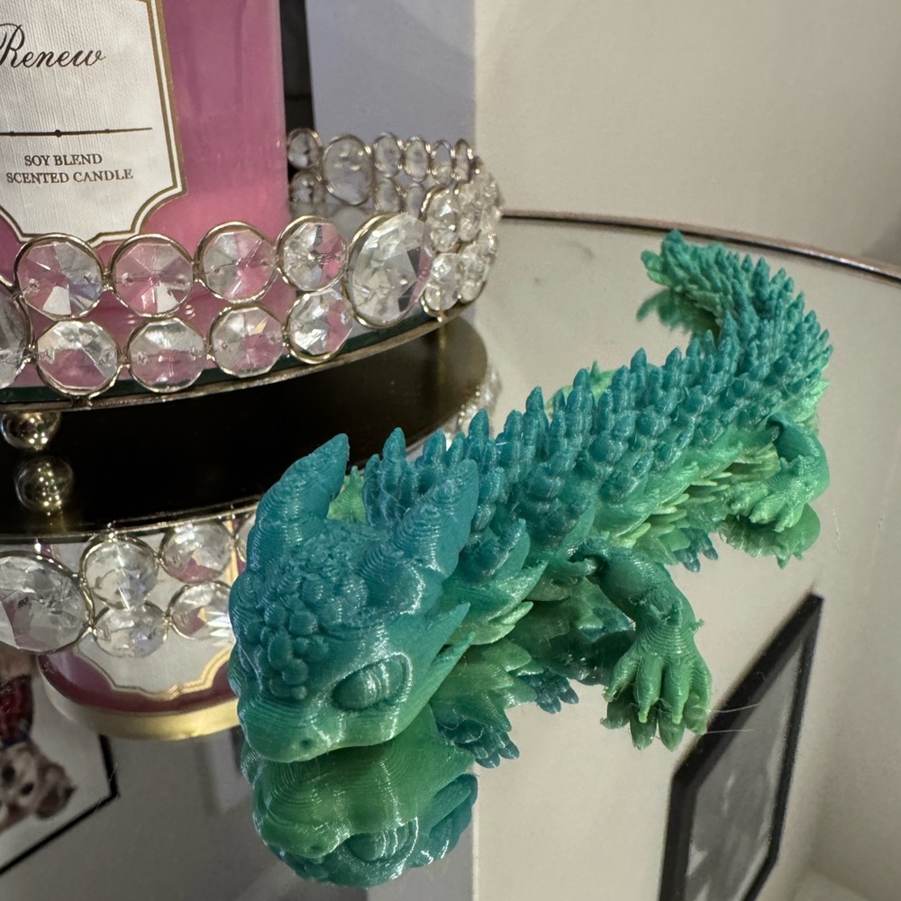 Green Dragon Figurine